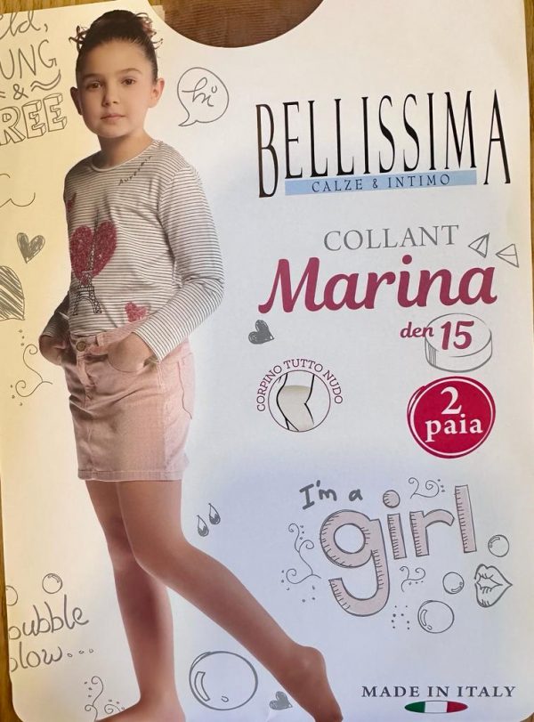 Panty pack 2 pares Marina Sin demarcación Bellissima