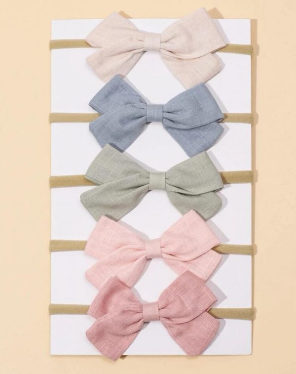 Diadema bebe en lino