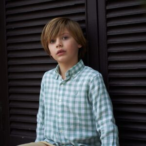 Camisa Vichy Verde agua La Ormiga