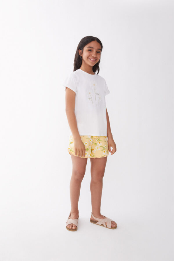 Conjunto  Margaritas Short amarillo Street Monkey - Imagen 4