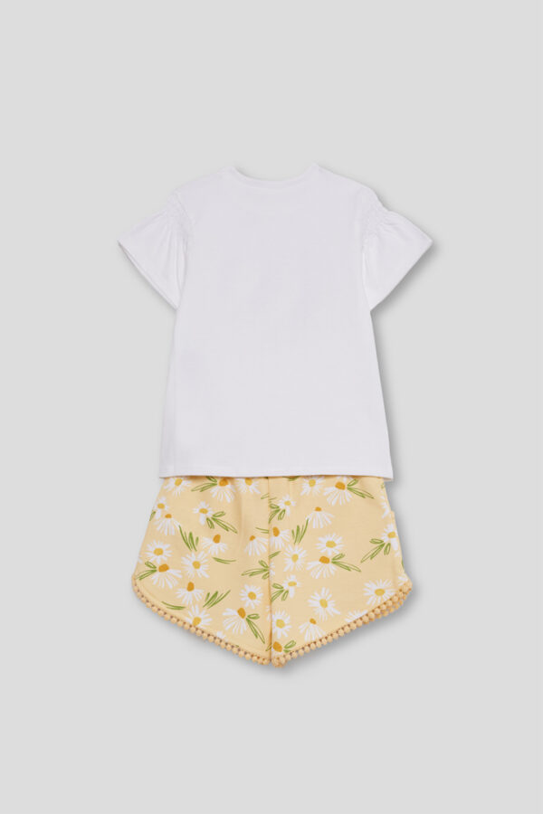 Conjunto  Margaritas Short amarillo Street Monkey - Imagen 5