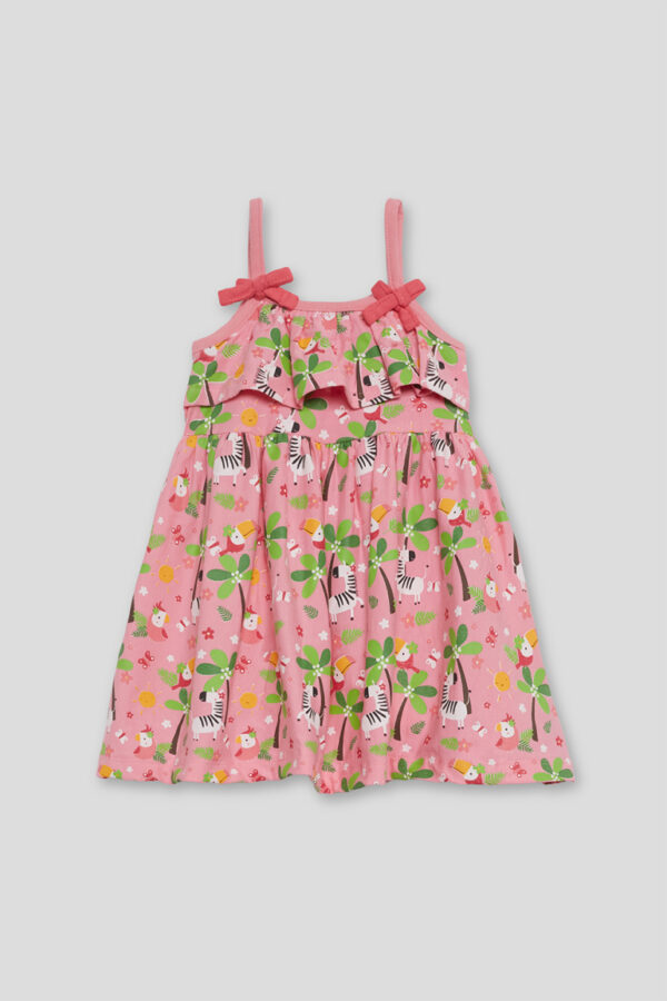 Vestido estampado animalitos Street Monkey - Imagen 2