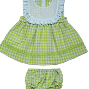 Jesusito Vichy verde lima Juliana Vistiendo bebes