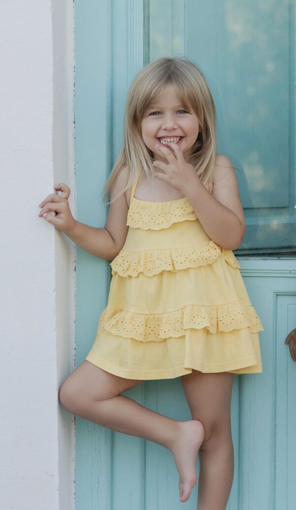 Vestido amarillo Miranda Textil