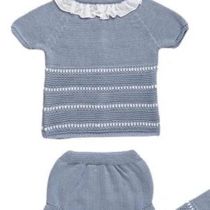 Conjunto braga punto lines motas Juliana Vistiendo bebes