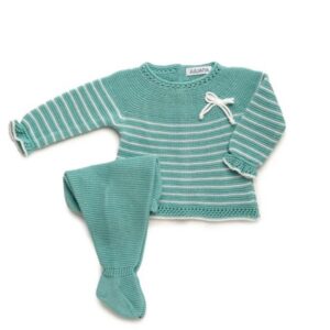 Conjunto 2 piezas lin Rayado Juliana vistiendo bebes