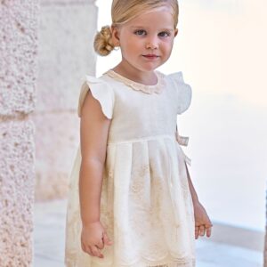 Vestido corto braga encaje Juliana Vistiendo bebés