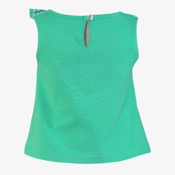 Conjunto bebe niña braguita Vichy verde Pato - Imagen 5