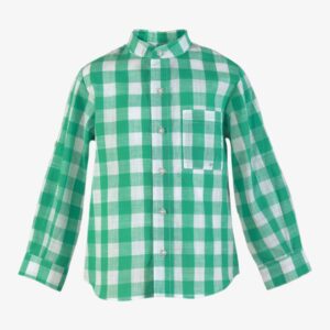Camisa cuadro Vichy verde Miranda textil