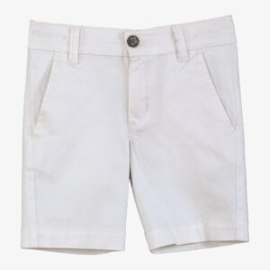 Pantalón corto niño blanco Miranda Textil