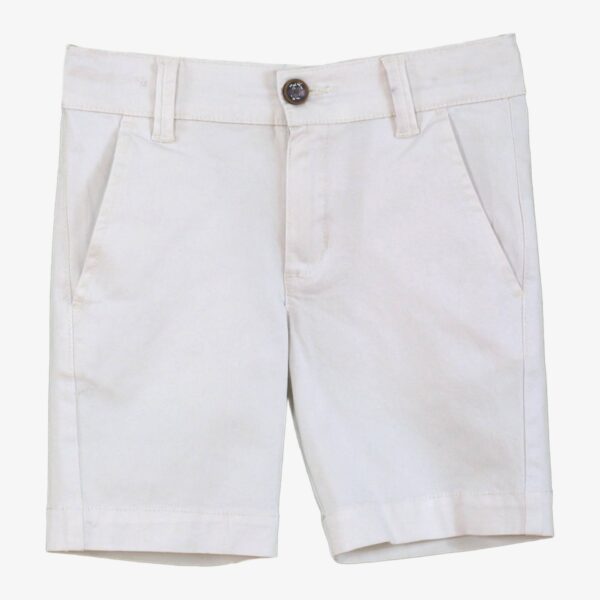 Pantalón corto niño blanco Miranda Textil