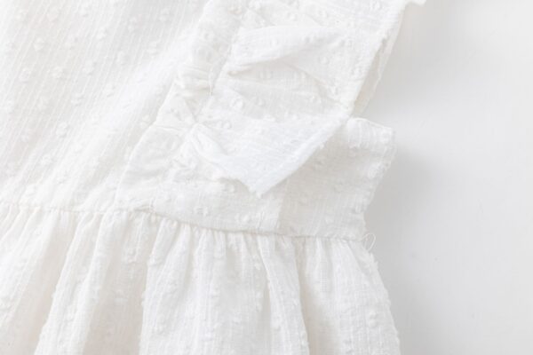 Vestido Plumeti blanco - Imagen 3