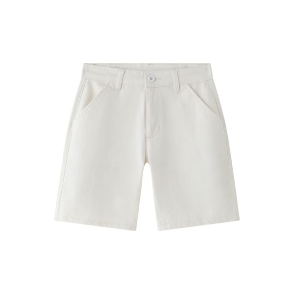 Bermuda denin blanco roto