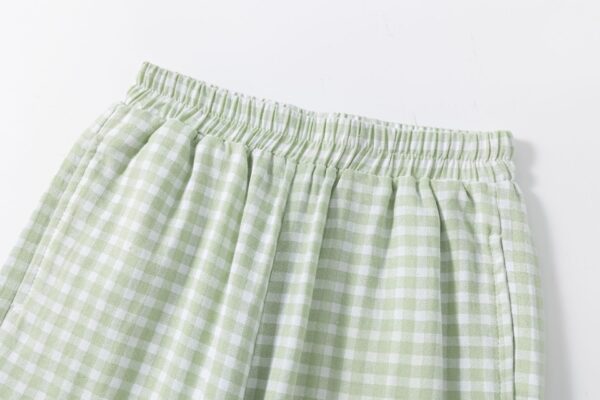 Pantalón cuadro Vichy verde - Imagen 4