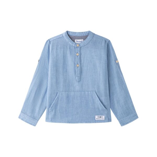 Camisa cuello mao