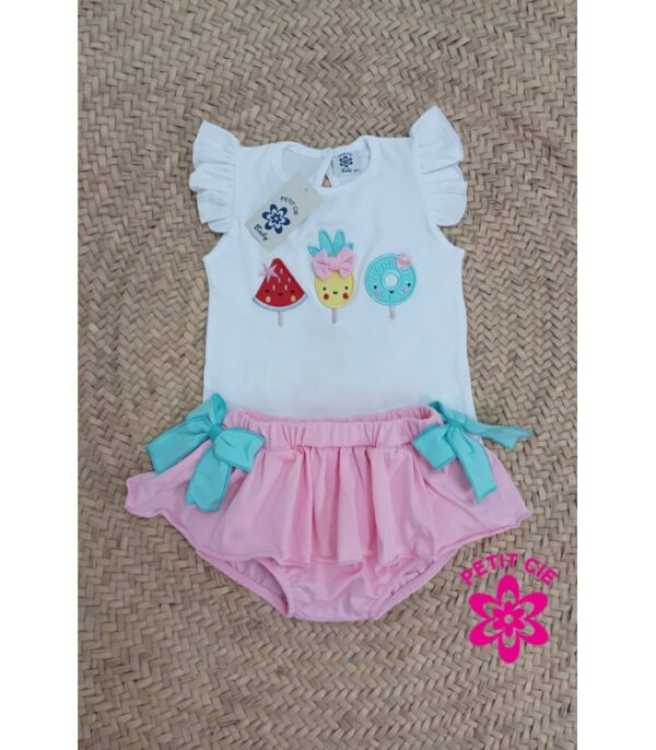 Conjunto Helados fruta