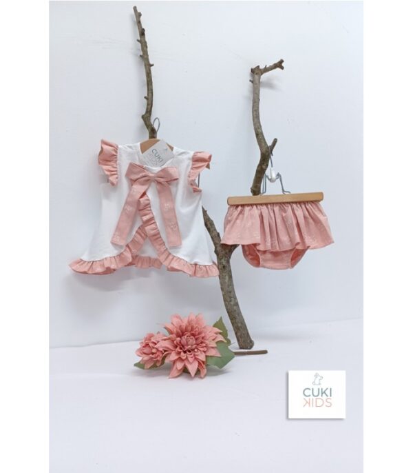 Conjunto perritos rosa empolvado - Imagen 3
