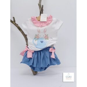 CONJUNTO BBA JARRON DE FLORES Cuki Kids