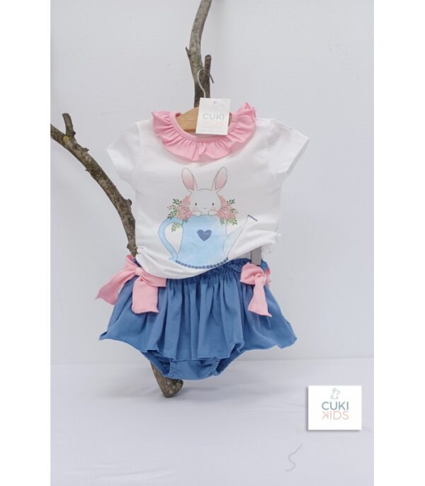 CONJUNTO BBA JARRON DE FLORES Cuki Kids