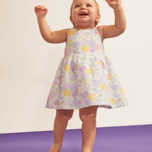 Vestido flores tonos pastel