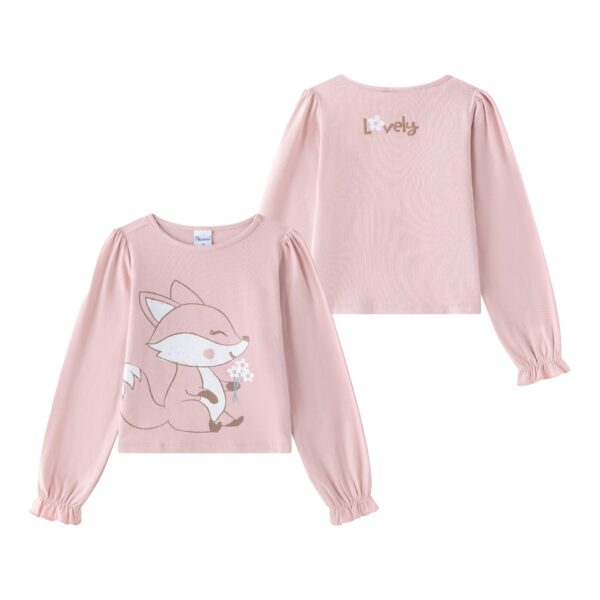 Camiseta rosa Lovely