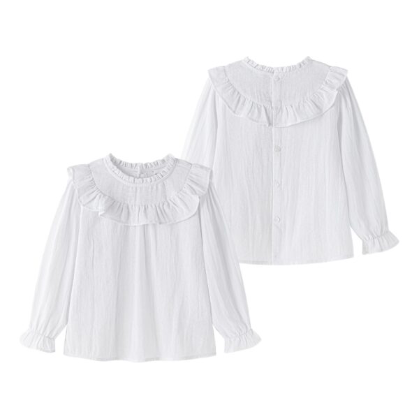 Camisa volante cuello