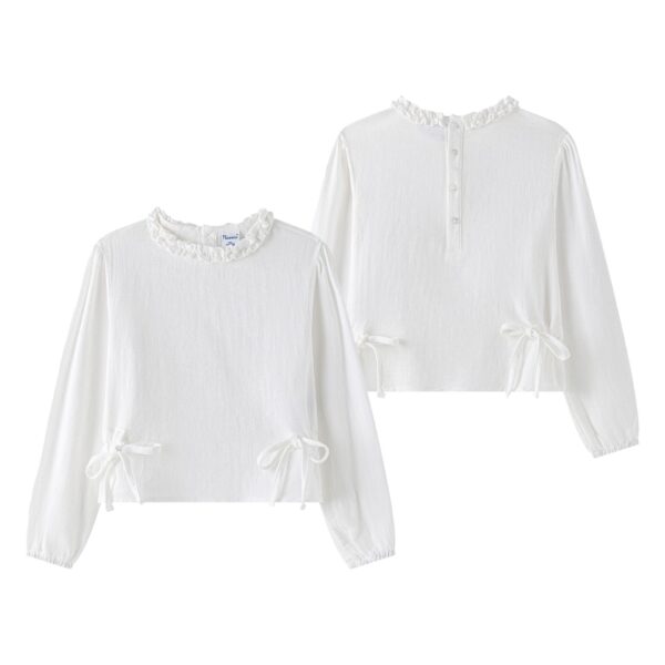 Blusa corta lazos
