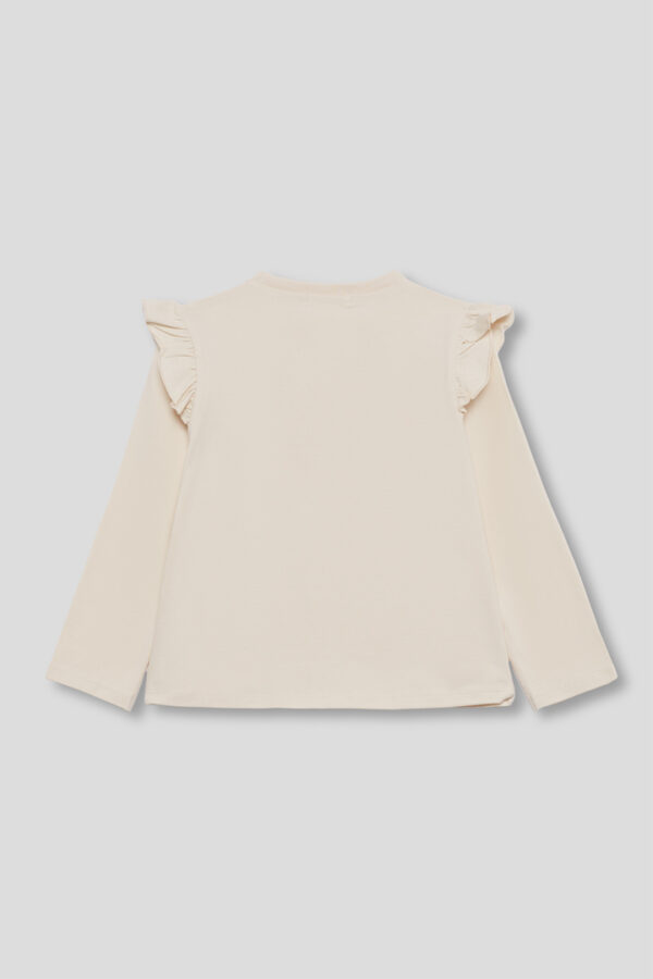 Camiseta beige Street Monkey - Imagen 2
