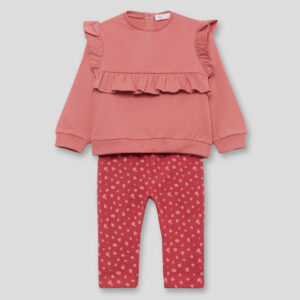 Conjunto sudadera volantes maquillaje Street Monkey