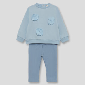 Conjunto Azulina flores en 3 D Street Monkey