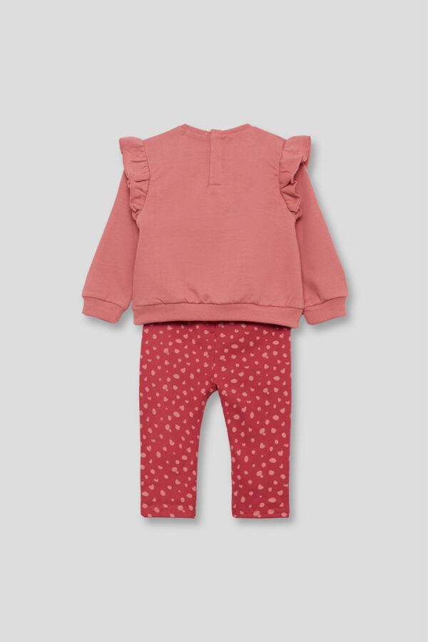 Conjunto sudadera volantes maquillaje Street Monkey - Imagen 2