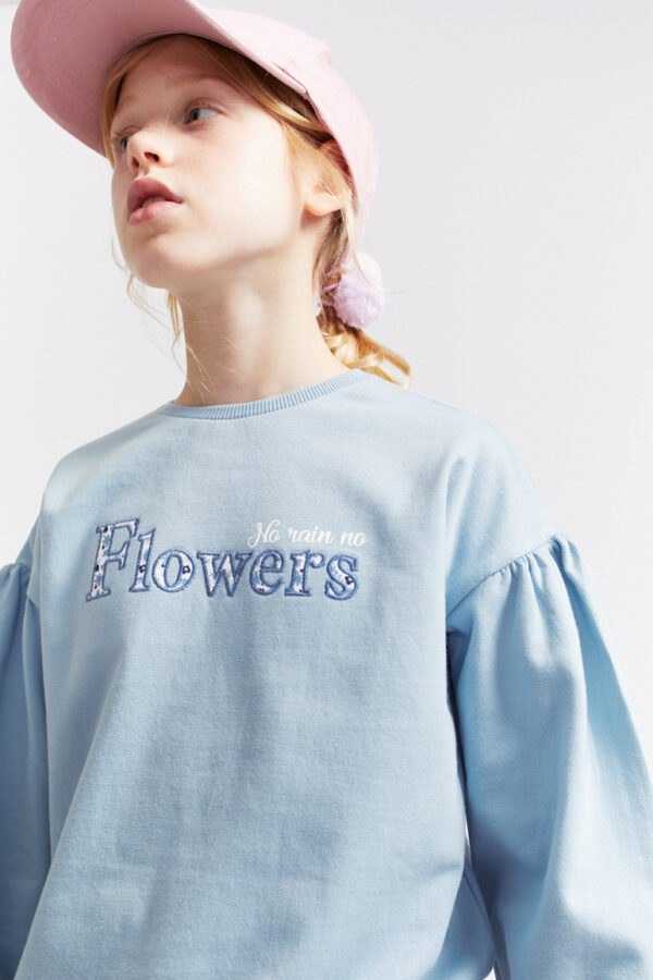 Sudadera No rain no Flowers Street Monkey