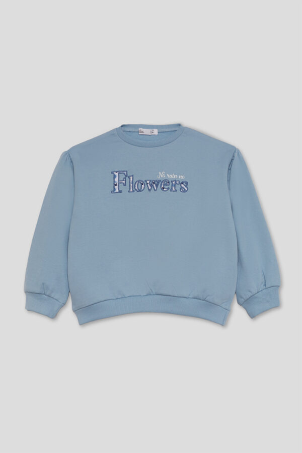Sudadera No rain no Flowers Street Monkey - Imagen 2