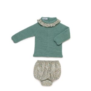 Conjunto florecitas verso Juliana vistiendo bebes