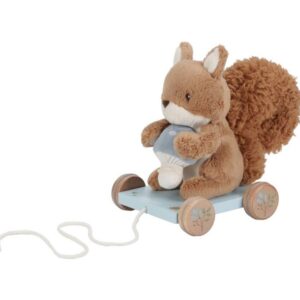 Juguete de Arrastre Peluche Ardilla Forest Friends Little Dutch