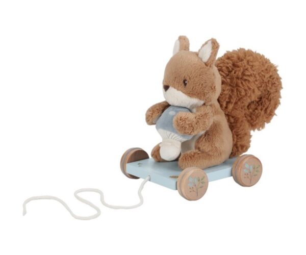 Juguete de Arrastre Peluche Ardilla Forest Friends Little Dutch