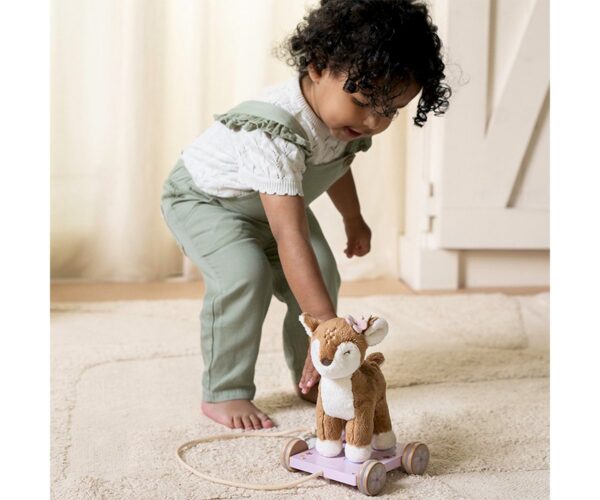 Juguete de Arrastre Peluche Ciervo Fairy Garden Little Dutch - Imagen 4