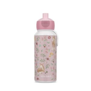 Botella Campus Pop-Up Fairy Garden 400 ml Mepal Little Dutch