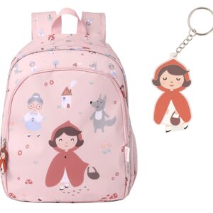 Mochila Mediana Little Red + Llavero Personalizable Tutete