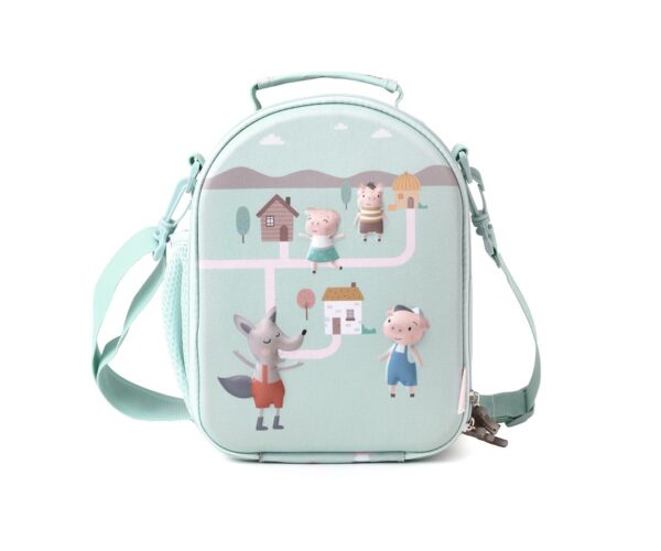 Bolsa Merienda Térmica 3D The Three Little Pigs Personalizable Tutete