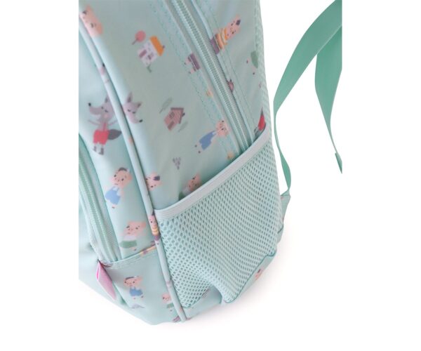 Mochila Mediana The Three Little Pigs + Llavero Personalizable Tutete - Imagen 5