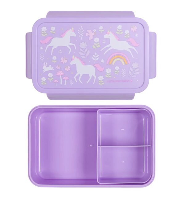 CAJA ALMUERZO BENTO UNICORNIOS Little Lovely - Imagen 3