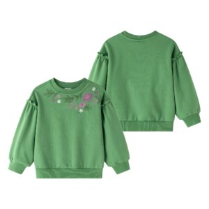 Sudadera de Niña con Detalle Floral – Colección Newness