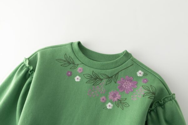 Sudadera de Niña con Detalle Floral – Colección Newness - Imagen 3