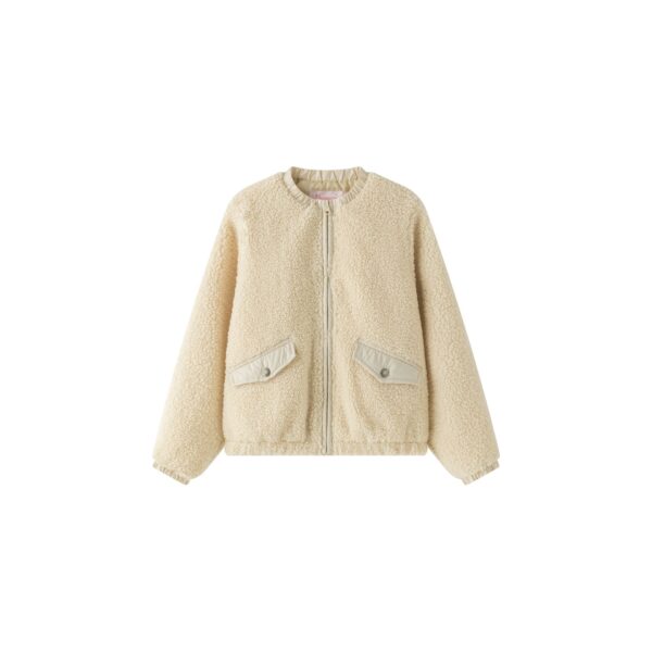 Bomber borreguito beige