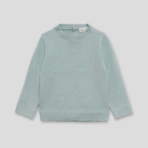 Jersey bebe punto verde agua Street Monkey