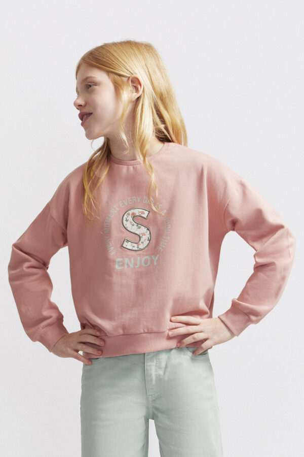 Sudadera Floral Letra S – Street Monkey