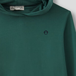 Sudadera capucha verde logo Street Monkey
