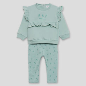 Conjunto bebe my little flower garden Street Monkey