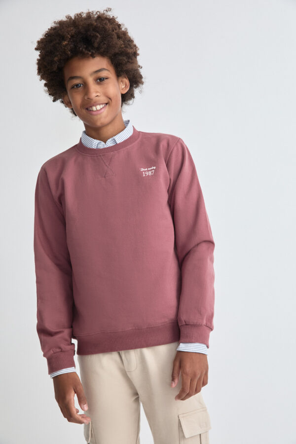 Sudadera  color Borgoña 1987 Street Monkey